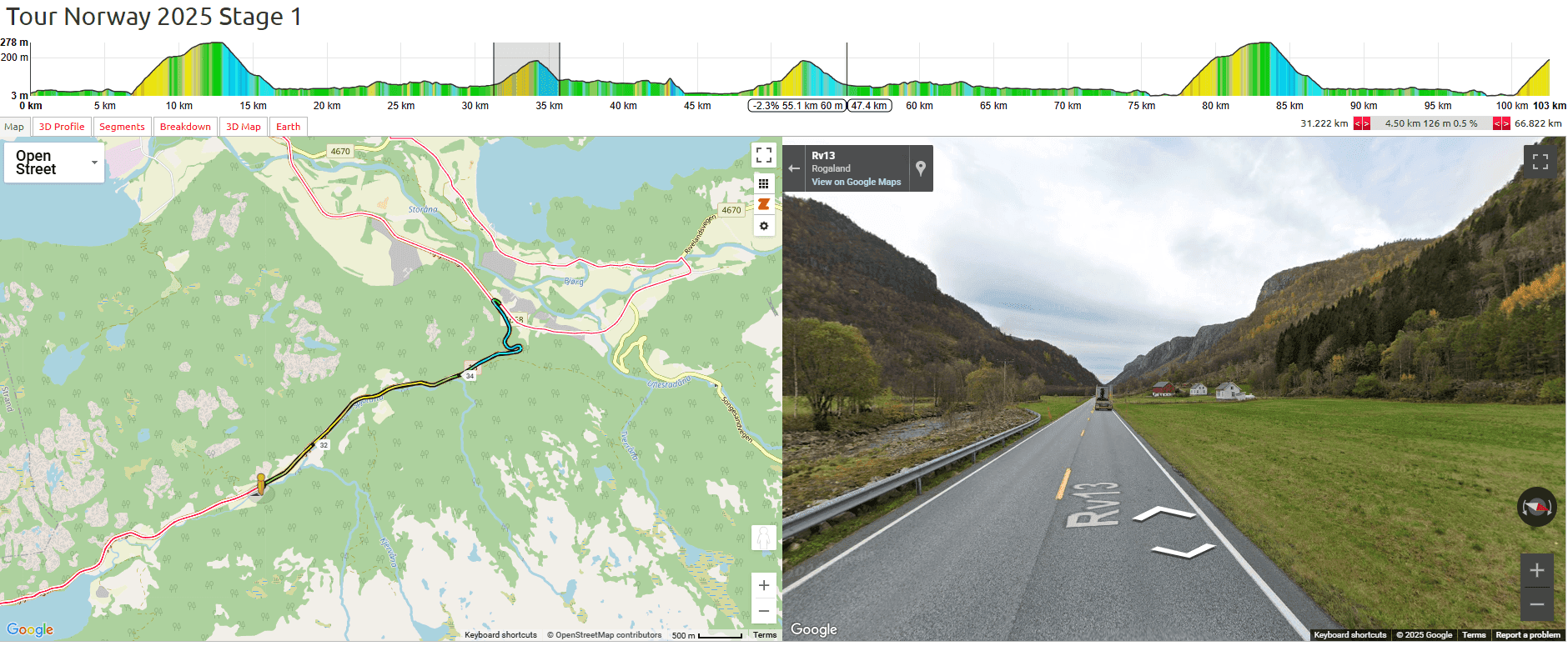 Tour of Norway Women 2025 Stage 1 Course Analysis: 34km: Unnamed Climb