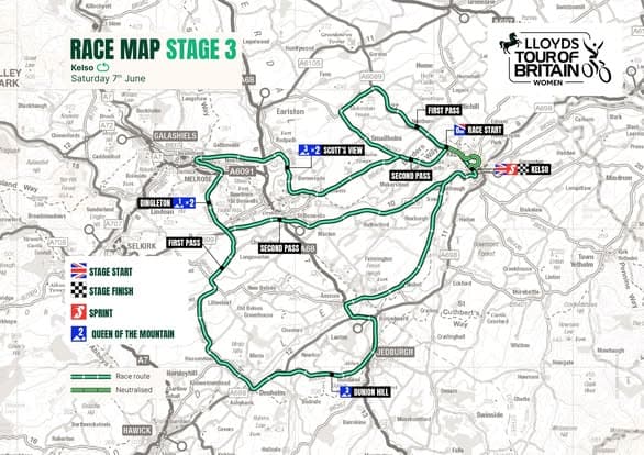 Tour of Britain Women 2025 Stage 3 Course Analysis