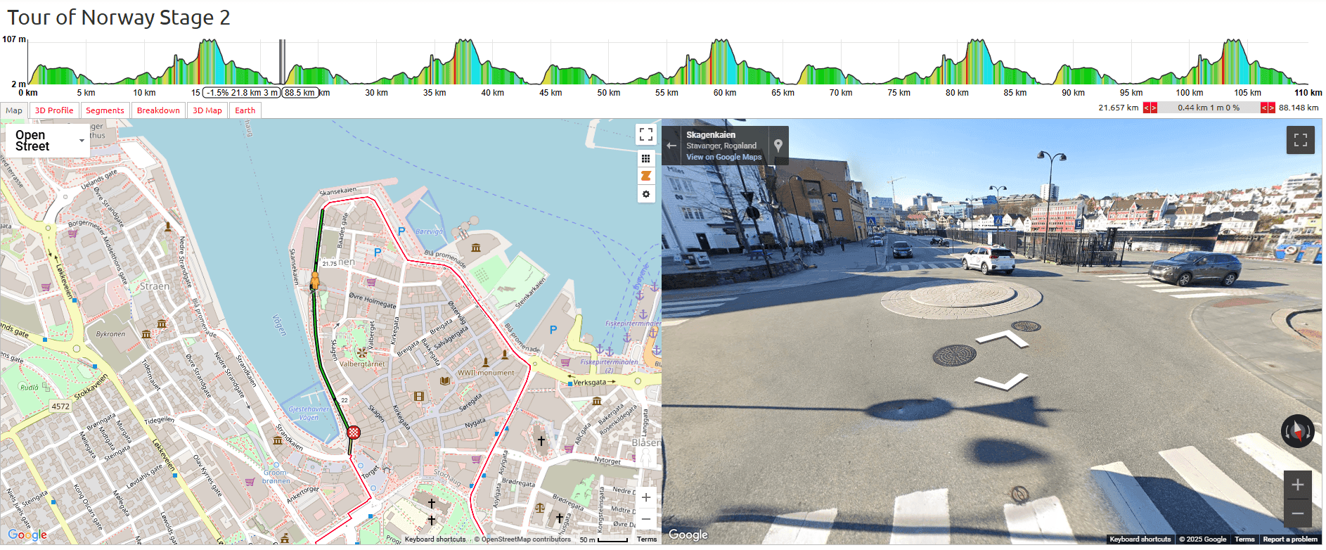 Tour of Norway Women 2025 Stage 2 Course Analysis: 20km: Filter of Narrow to Finishing 2km